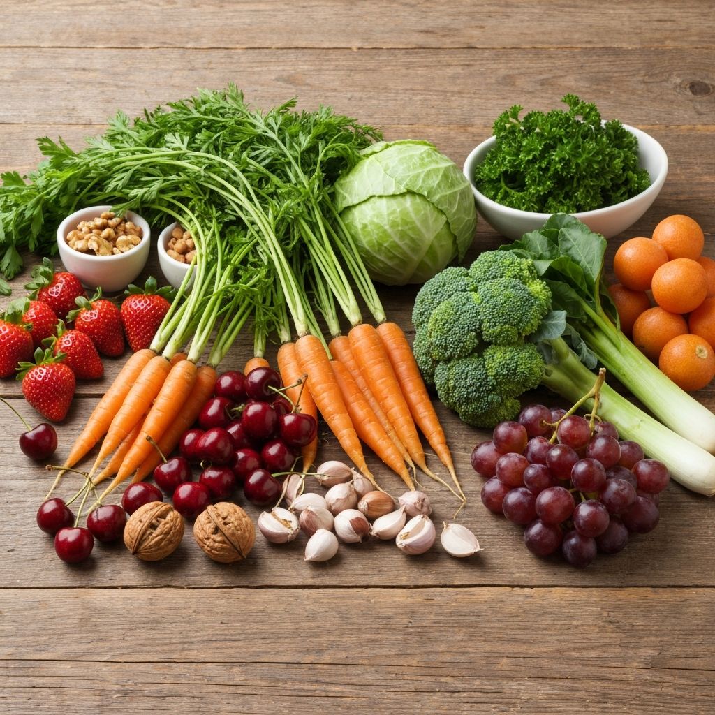 Friss zöldségek és élelmiszer-alapanyagok asztalon